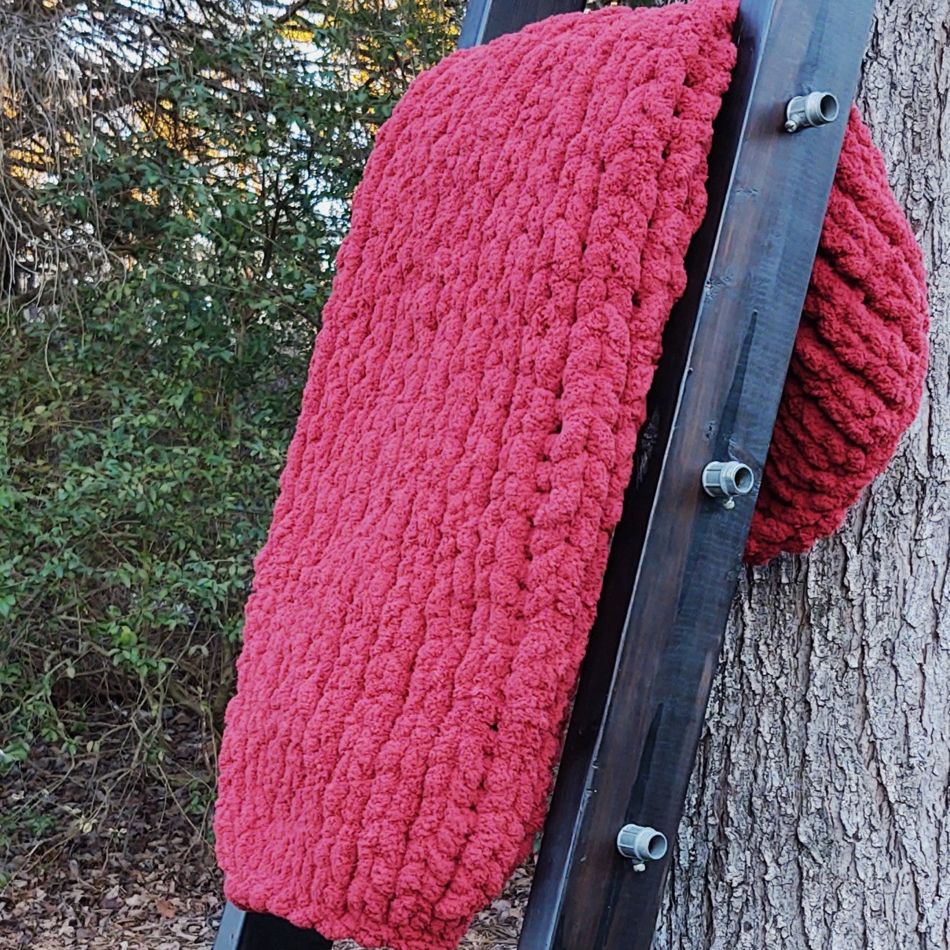 Handmade Chunky Knit Full Blanket - PREORDER